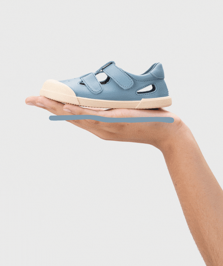 Igor - Sandalia Piel Azul Igor