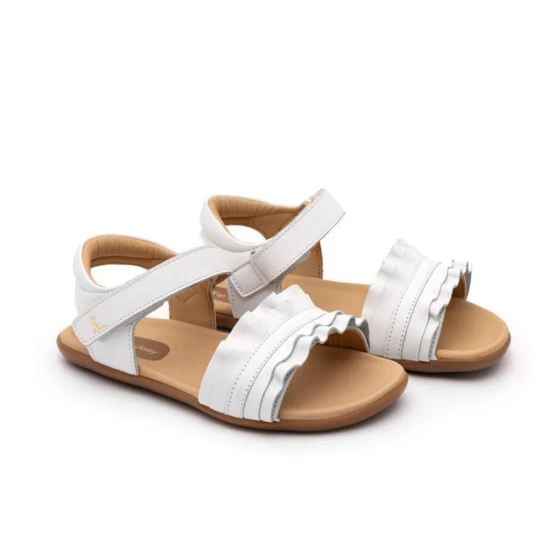 Tip Toey Joey - Ruffle White