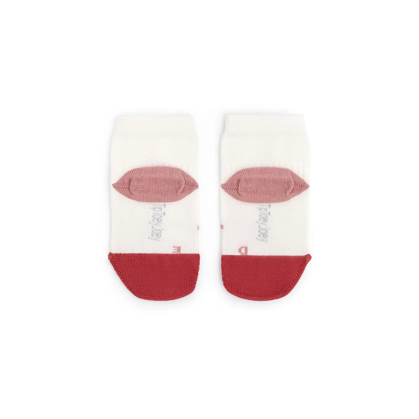 Kit Chaussettes Barefoot Smile Blanc/Rose - Tip Toey Joey