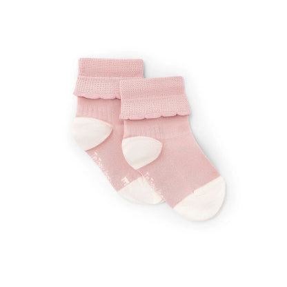 Kit Chaussettes Barefoot Smile Blanc/Rose avec Volants - Tip Toey Joey