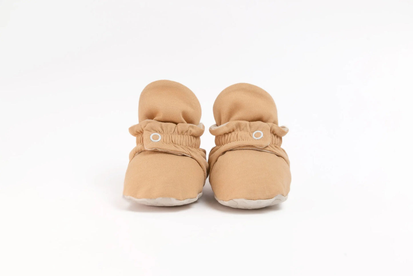 Cappuccino Cream Baby Booties (Summer) - Zás Trás for Babies