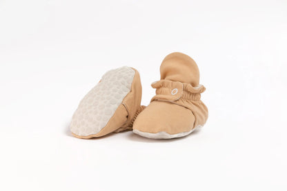 Cappuccino Cream Baby Booties (Summer) - Zás Trás for Babies