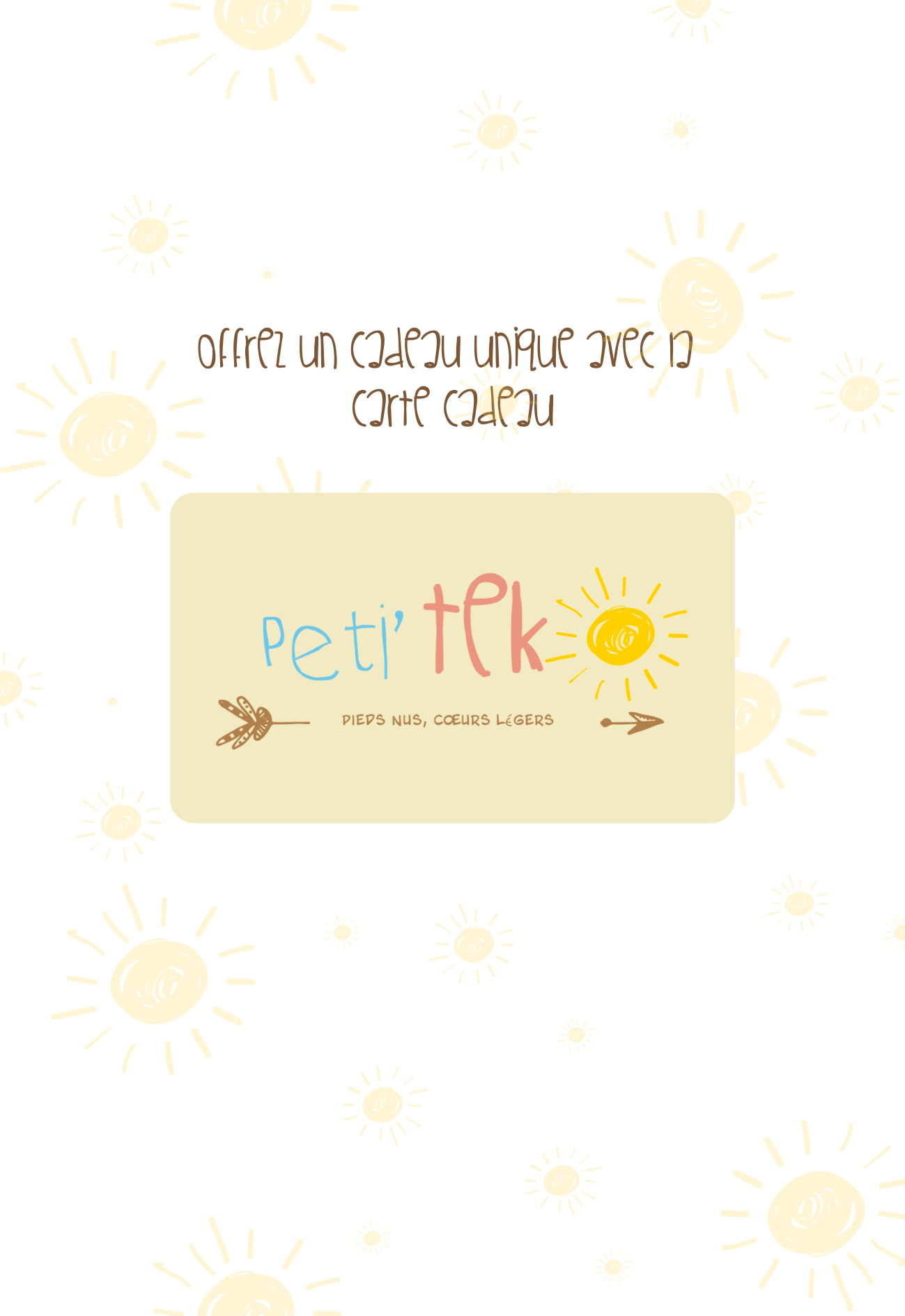 Carte Cadeau Petiteko