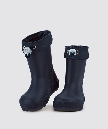 Igor Barefoot - Bottes de Pluie Yogi Borreguito Cuello Marino