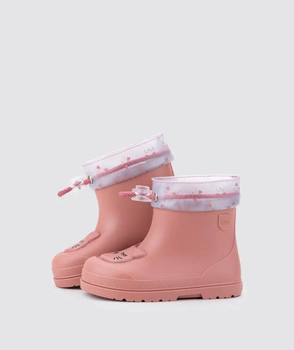 Igor Barefoot - Bottes de Pluie Mendi Chat Rose